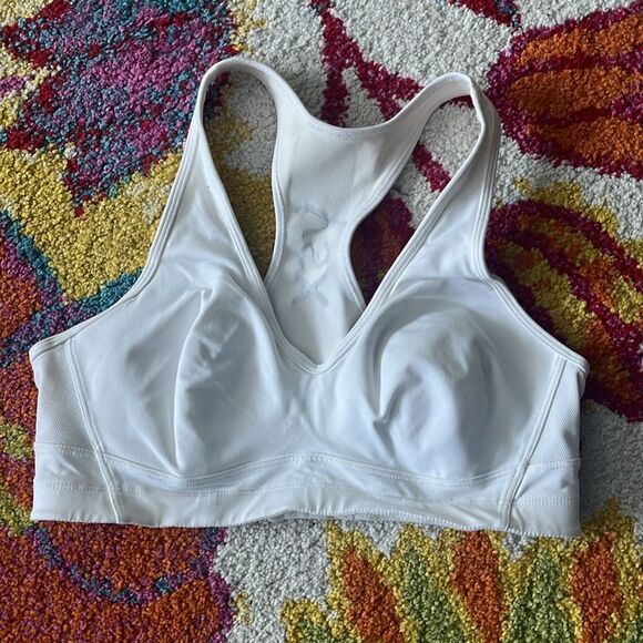 VICTORIA’s SECREt VSX SPORT WHITE SPORTS BRA LARGE - Picture 6 of 6